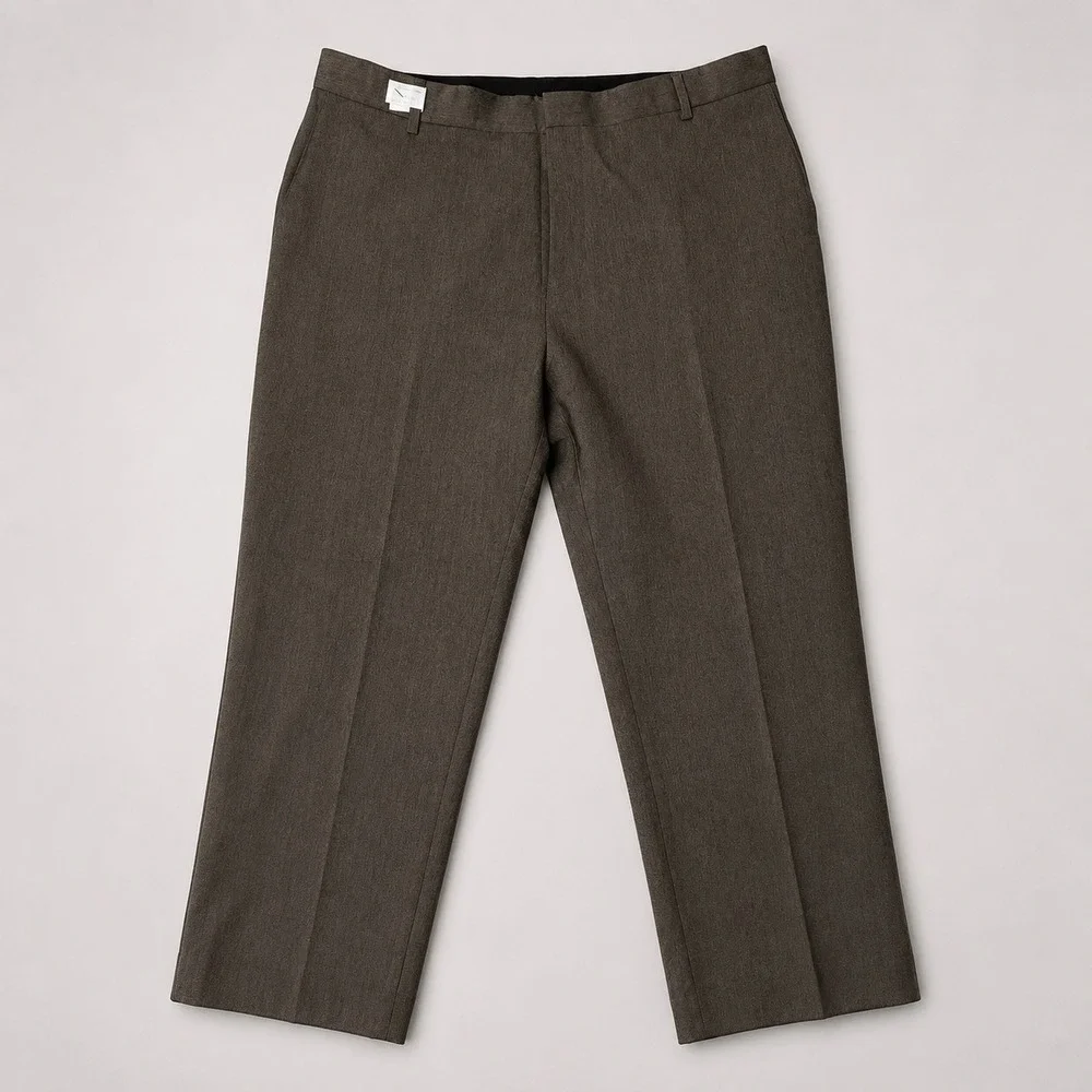 Banana Republic Tailored Slim Fit Dress Pants Mens 38x30 Gray Flat Front